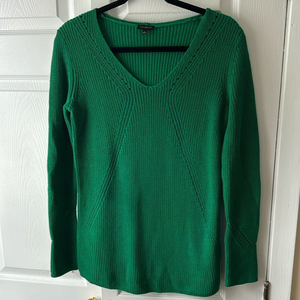 Talbots long sleeve 100% cotton sweater.